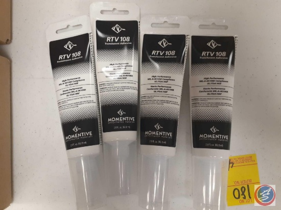 (4) Momentive High Performance Mil-Spec RTV 108 Translucent Adhesive