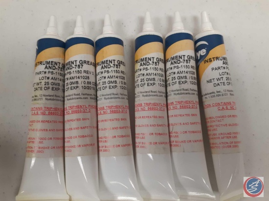 (6) NYE Instrument Grease AND757 .88oz tubes