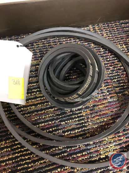 V-Belt Drive (2) 4L410 A39 (3) 4L-440 A42