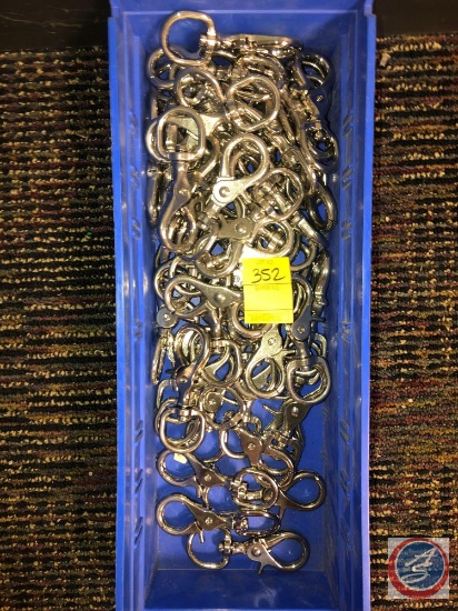 (53) 1"SS Swivel Safety Hook/Snaps