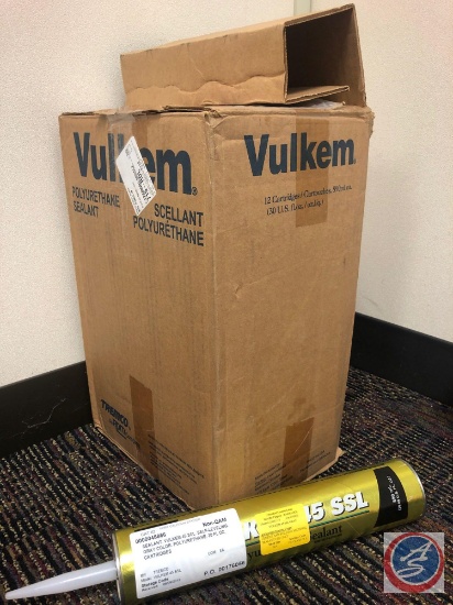 (9) Vulkem 45 SSL Self-Leveling Gray Color Polyurethane 30 Fl. Oz Cartridges