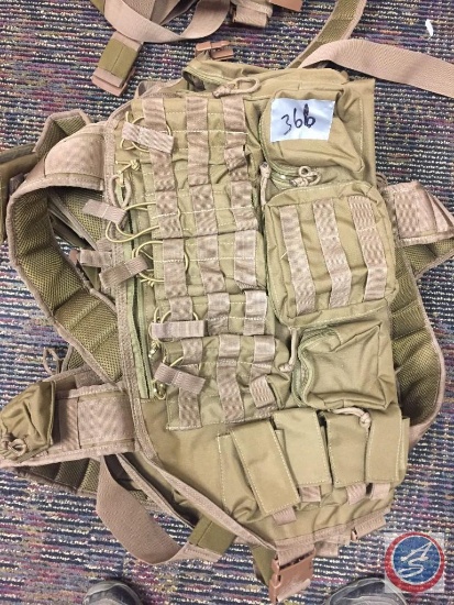 (5) Tactical Chest Rigs Brown