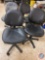(4) Rolling and Adjustable Desk Chairs