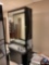 Double Sided Mirrored Salon Station w/ Electrical Hook Up Measuring 44'' x 32'' x 96'' {{CRACKED