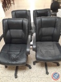 {{4X$BID}} (4) Rolling and Adjustable Desk Chairs