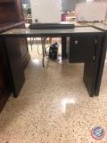 Salon Desk w/ One Cabinet Measuring 38'' x 18'' x 29''