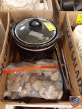 Small Crock Pot w/ Stones