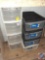 Stackable Plastic Storage Drawers (8)