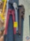 Bolt Cutter, Chrome Crescent Wrench, Ridgid Crescent Wrench