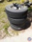 (4) Hankook Tires w/ Rims H725, P225/70R14