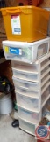 20 QT. Storage Drawers, Thorson Bits, Crescent Wrench, Energizer AA Batteries, Skil Reciprocating