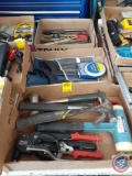 Marson Punch, Stanley Hammer, Swanson Angle Finder, Other Tools Including Stanley and Cummins