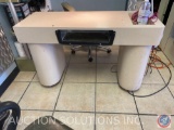 Nail Station with Cabinet Space 48