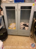 Cabinet Double Doors and Two Drawers 51