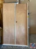 Set of French Doors with Frame Measuring 51