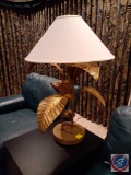Gold Leaf Table Lamp