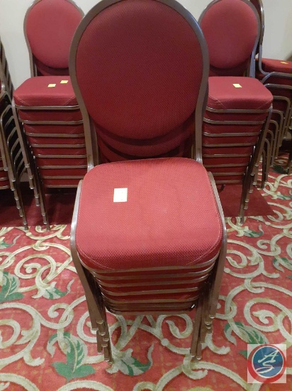 {{8X$Bid}} Falcon Polyurethane Foam Dining Chairs 34" Tall (8)