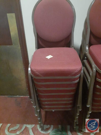 {{8X$Bid}} Falcon Polyurethane Foam Dining Chairs 34" Tall (8)