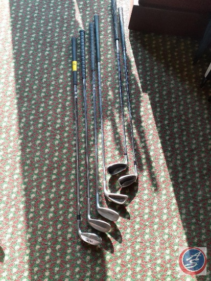 Right Handed Wedges (4) Including Wilson and (2) Left Handed Wedges Including King Cobra