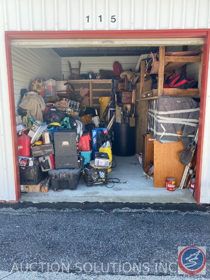 10 x 15 Unit: Entire contents of storage unit sold for one price, as is, where is, no refunds. Buyer