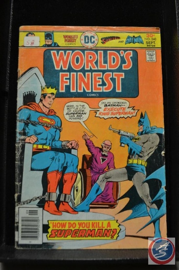 Worlds Finest Comics How do you kill a Sueperman Sept 1976 vol 36 no 240