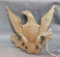 US Indian Wars Army 1880's Military Spike Helmet Eagle Front Plate. Measures 4 1/8