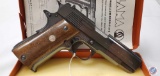 LLAMA Model XI-B 9 X19 Pistol Semi-Auto 1911 style pistol with 4 inch barrel in factory plastic case