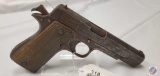 Star Model 1911 9 X19 Pistol Spanish 1911 style pistol with no magazine, in US Military holster in