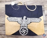 German WWII Waffen SS Maria Theresa Division Officers Banner Flag. Measures 25 1/2