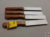 (4) Steak Knives, New, (NOS)