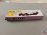 Hunting Knife w/Sheath, New in Box (NOS)