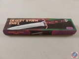 Desert Storm Knife w/Sheath, New in Box (NOS)