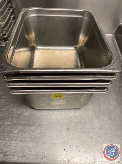 (4) 10 Qt. Steam Table Pans