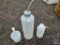 Assorted plastic laboratory supplies