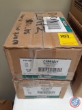 (2) boxes of Panduit Mini-Com Faceplates