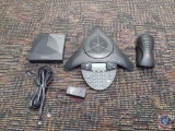 One Polycom Conference Phone and extension speaker