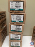 (5) boxes of Panduit surface mount boxes.