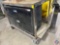 Hon Vertical Filing Cabinet on Two Tier Rolling Cart