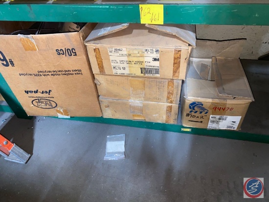 (3) Cases of assorted sanding belts and case of screws