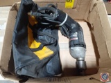 Porter Cable Electronic 1/2'' Drill Model No. 6614 and Dewalt Tool Bag (Small)