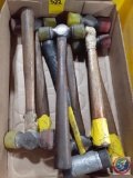 Assorted Hammers with Soft Plastic Tips