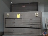 Kennedy Kits Seven Drawer Machinist Tool Chest Style No. 520 Including Opend Ended Wrenches, Dies,