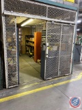 Wire Panel cage with sliding door