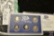1999 US Mint Proof Set 50 State Quarters series DE, PA, NJ, CT, GA