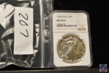 1986 Silver Eagle 1 Dollar slabbed and graded NGC MS68 PL