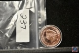 1877 Replica Indian Head Penny .999 fine Copper One A.V.D.P. Ounce