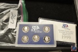 1999 US Mint Proof Set 50 State Quarters series DE, PA, NJ, CT, GA