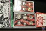 2005 United States Mint Silver Proof Set with 50 State quarters included WV, MN, OR,KS,CA