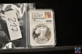 2016 W Eagle 1 Silver Dollar 2019 West Point Mint Hoard 30th Anniversary Lettered Edge Slabbed and