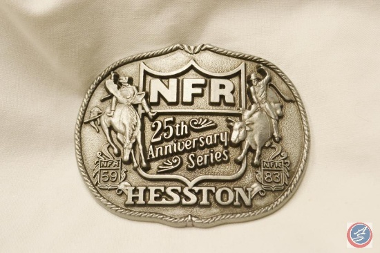 Hesston National Final's Rodeo First Edition 1983 25 Anniversary Edition Pewter